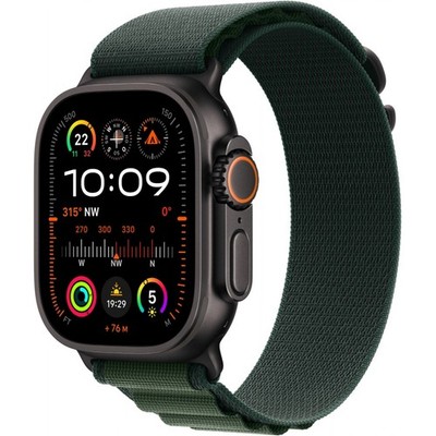 Apple Watch Ultra 2 Alpine Loop L 49mm Titan GPS + 4G Watch schwarz/dunkelgrün