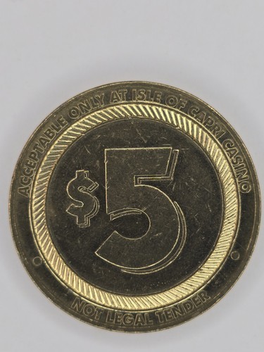 Isle of Capri Casino $5 &amp; $1 Tokens - Vintage Collectibles, Free Shipping - Picture 11 of 15