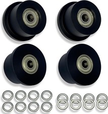 Upgraded Machined Wheels/Rollers Compatible with Total Gym,Replacement Parts for