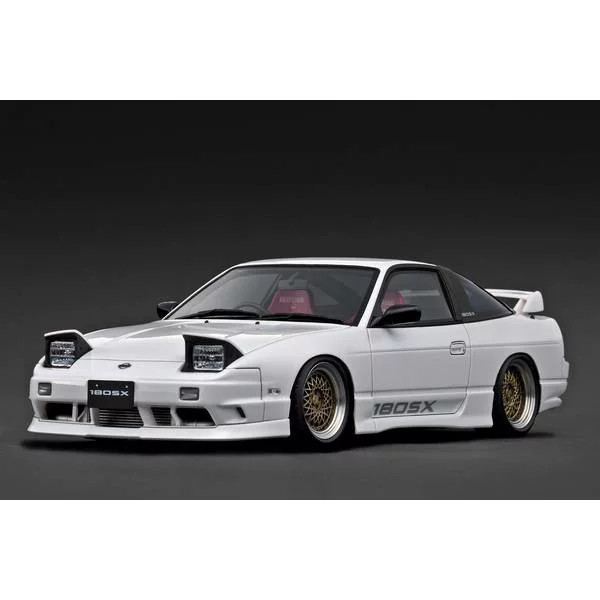 DDP Rare Ignition Model 1/18 Nissan 180SX TYPE X RPS13 White