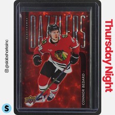 2025 UPPER DECK SERIES 1 #DZ-20 CONNOR BEDARD DAZZLERS RED