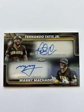 Fernando Tatis Jr Manny Machado Dual Auto /10 2025 Topps Chrome Padres