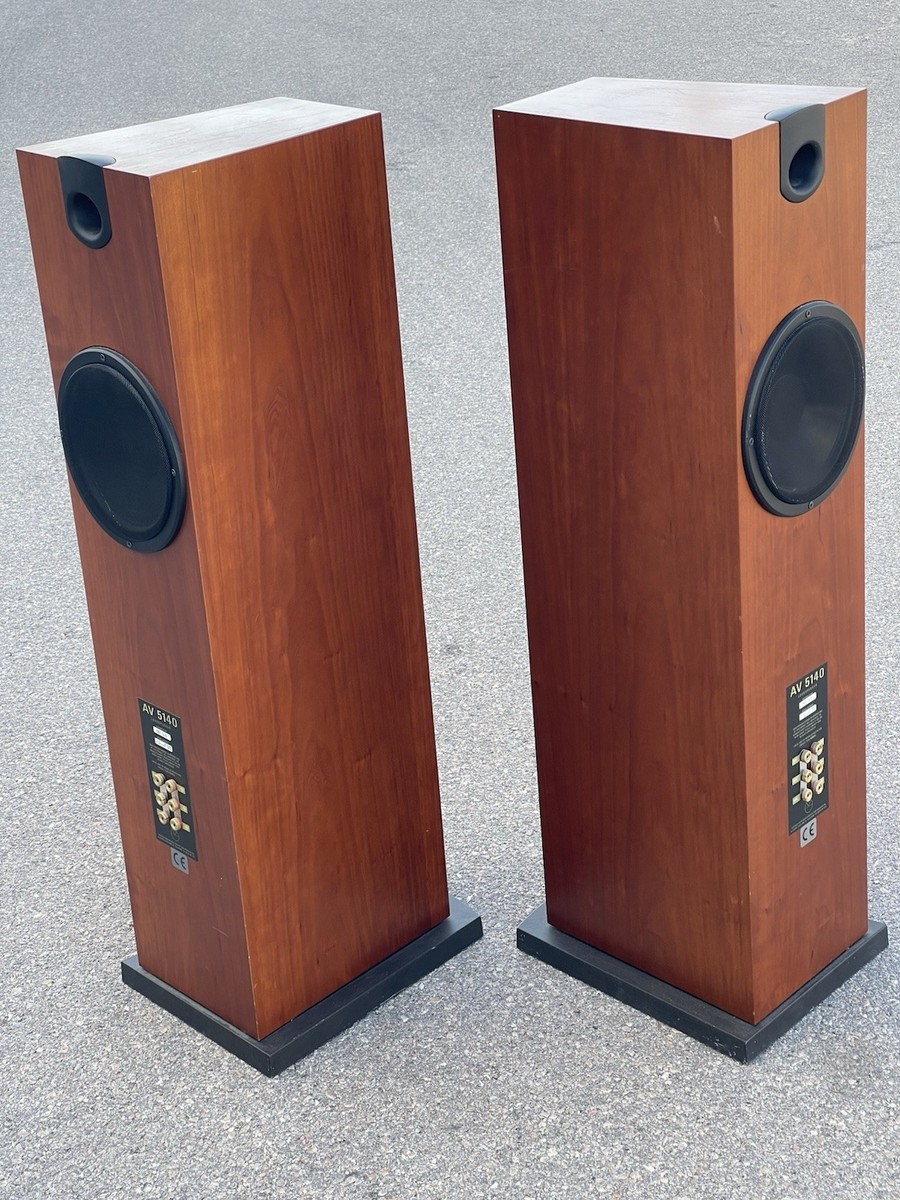 LINN AV 5140 Floor Standing Speakers - Stunning Cherry - From