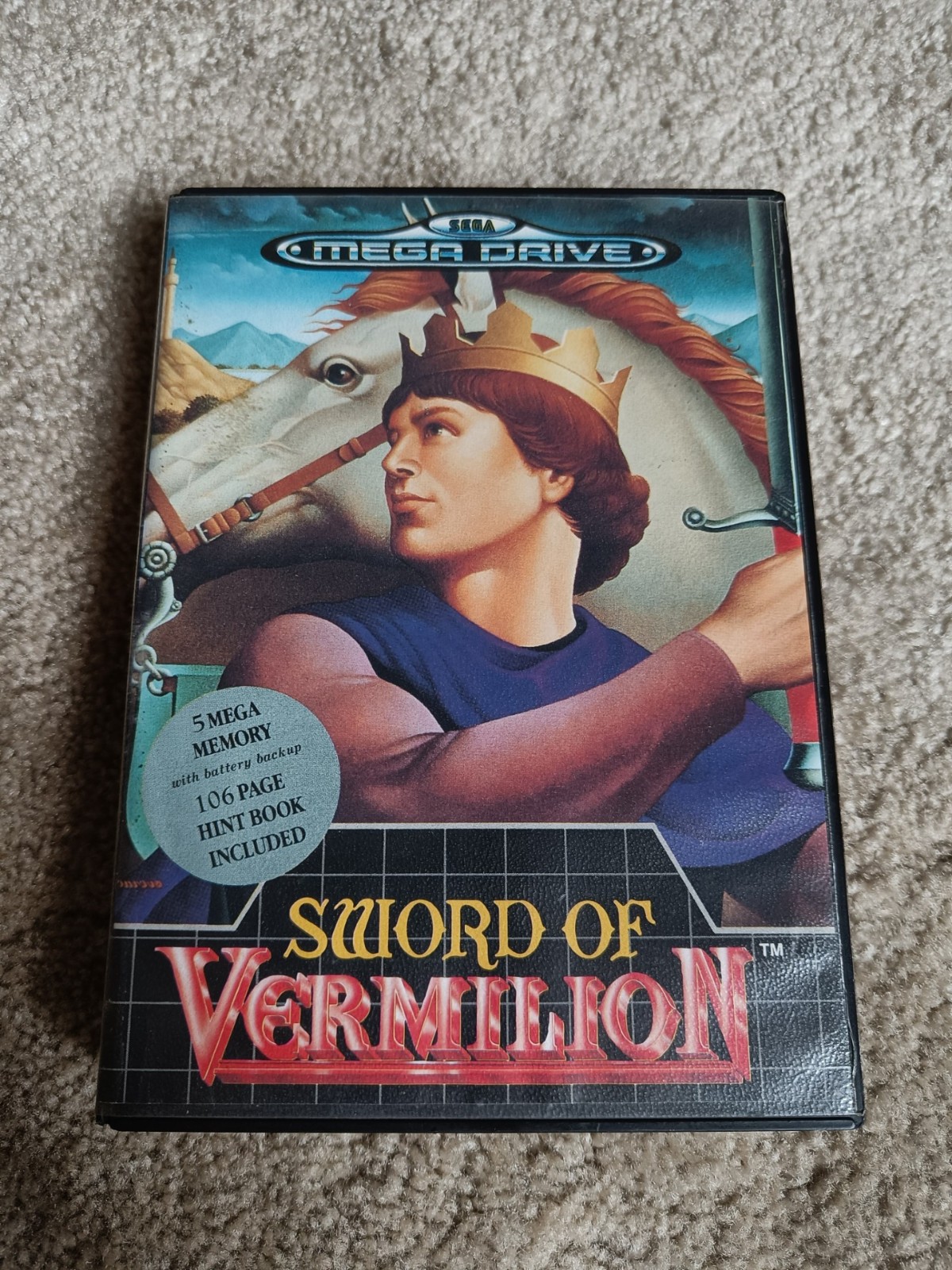 SWORD OF VERMILION SEGA MEGADRIVE