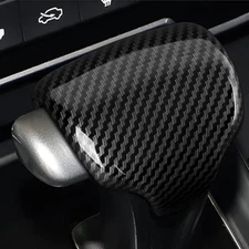 ABS Carbon Fiber Gear Shift Knob Cover Trim For Honda CR-V 2017-2021