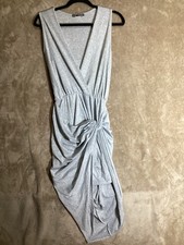 Love And Chelsey Gray Knitted Dress  With Under Skirt Size Large Women’s