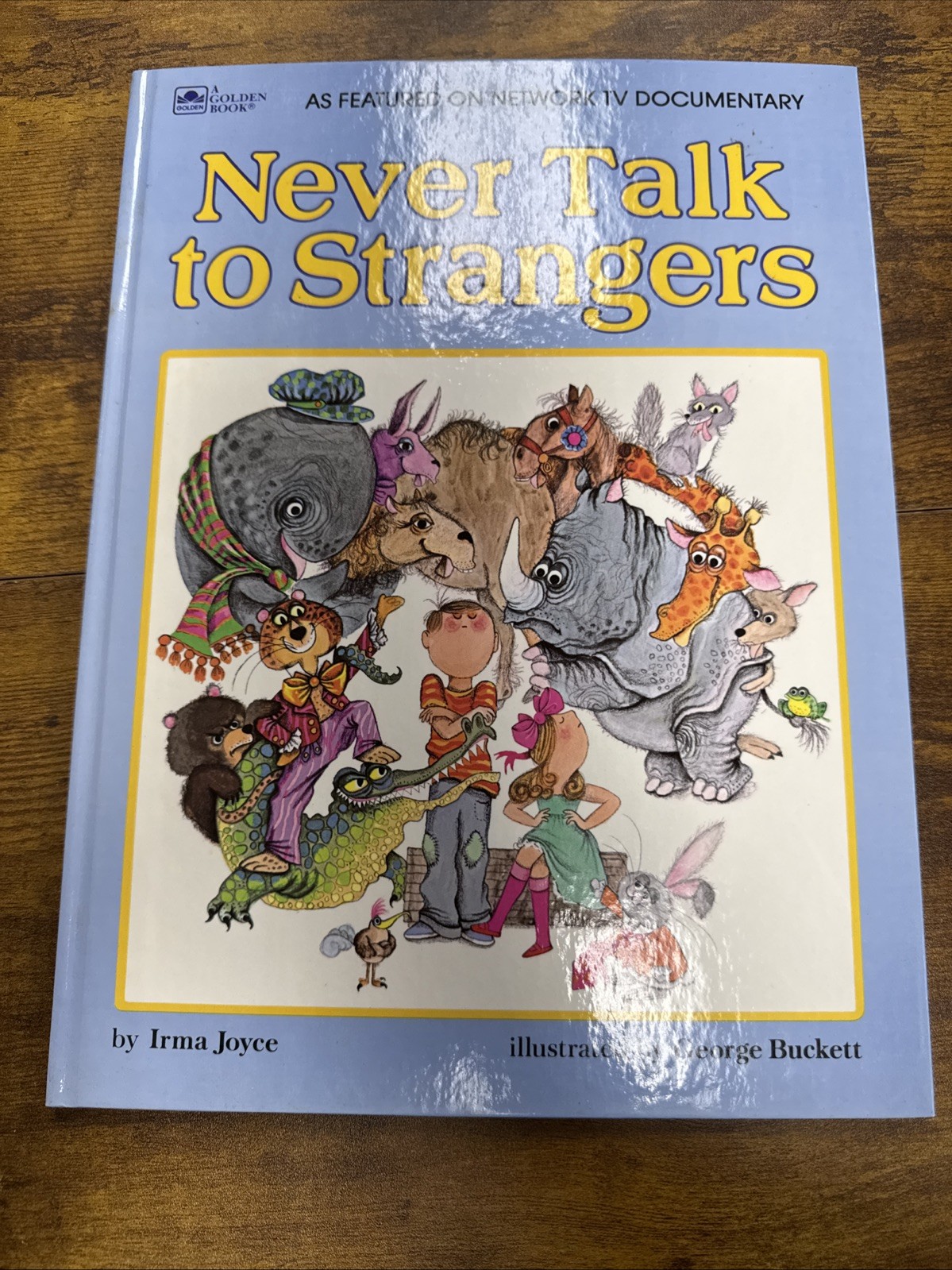 A Golden Book- Never Talk to Strangers Learn About Living Vintage Book 1967