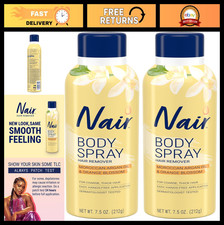 Hair Removal Spray for Body, Arms, Legs Bikini - 7.5 Oz Can Pack of 2