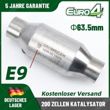 200 Zellen 63,5mm Sport Katalysator Euro 4 101mm E Prüfzeichen E9 103R DE