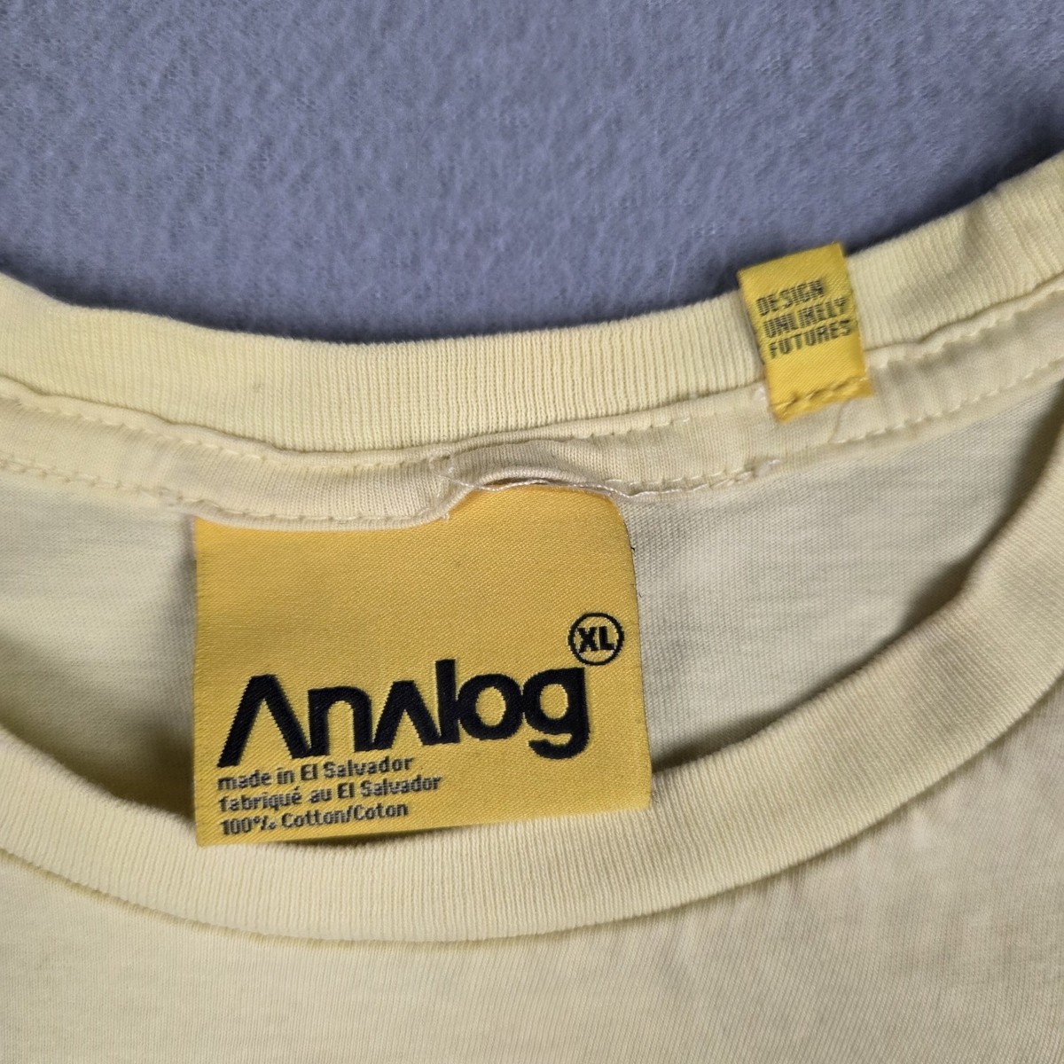 Vintage Burton Analog Shirt Mens X-Large Yellow Snowboarding Ski