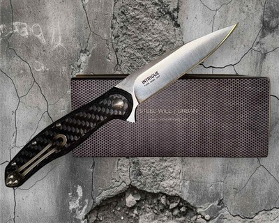 Steel Will Knives, Intrigue F45-71, M390 Steel, SS Ball Bearing Flipper Opening,