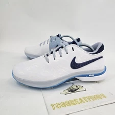 Nike Air Zoom Victory Tour 3 NRG Cleats Mens Size 7.5 Golf Shoes White Blue NEW
