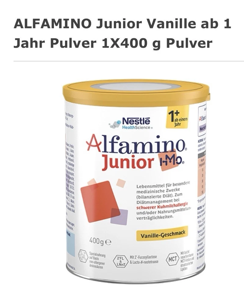 Alfa mino Junior Vanille Mhd 30.04.2028 - Bild 1 von 1