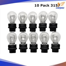 10 Pack 3157 Clear Tail Signal Brake Light Bulb Lamps-new 10 Pack 3157 Clear Tail Signal Brake Light Bulb Lamps-new