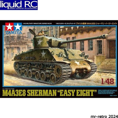 Tamiya USA TAM32595 1/48 U.S. Medium Tank M4A3E8 Sherman Easy Eight