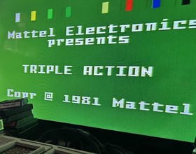 SEARS 3 GAME LOT FOR INTELLIVISION; UTOPIA/NIGHT STALKER/TRIPLE ACTION CIB