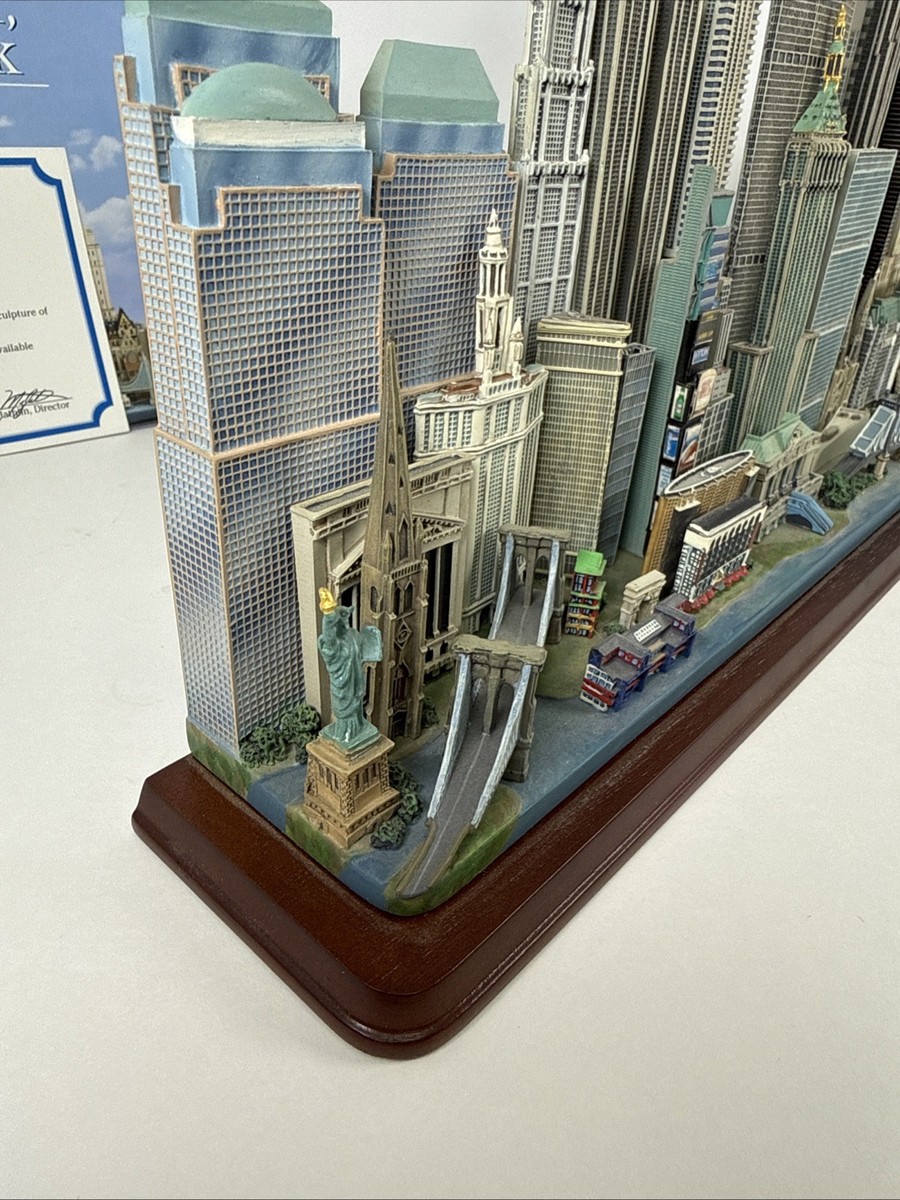 NEW YORK CITY SKYLINE DANBURY MINT MANHATTAN Landmark Buildings