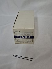Vintage TIARA Salon-Tip Hair Bob Pins Bobby SZ 2" BLACK, NOB, 1 lb