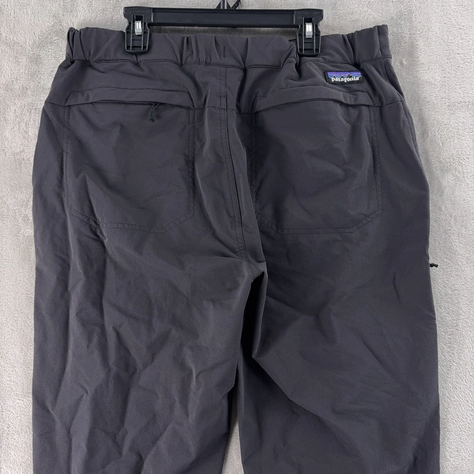 Pantalones de chándal Patagonia Performance para hombre talla grande negros elásticos de nailon Foto 4 de 4