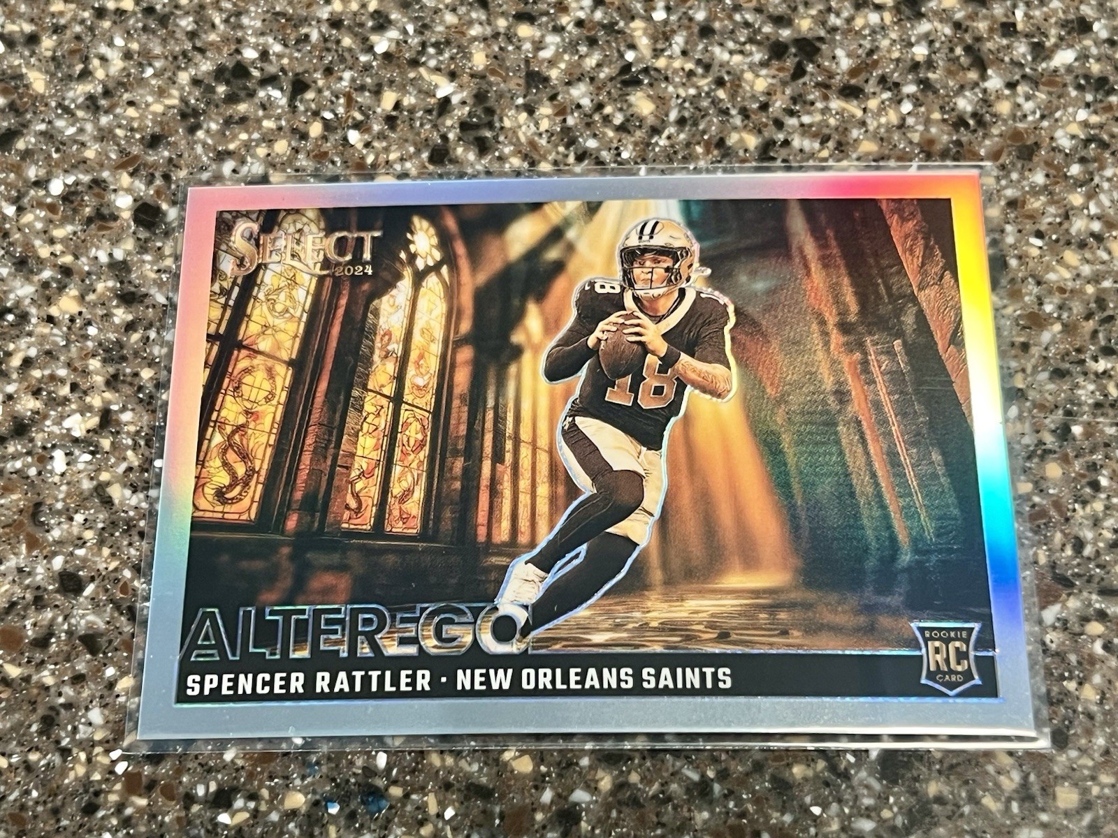 2024 Panini Select  - ALTER EGO Spencer Rattler SSP CASE HIT! New Orleans Saints