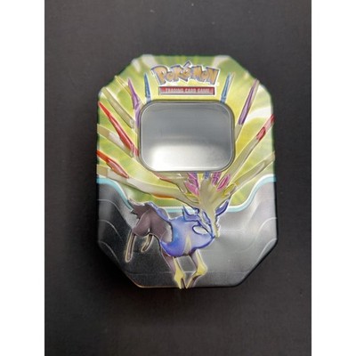 Pokemon TCG Azure Legends Xerneas ex Empty Tin 2025 Kyogre Dialga