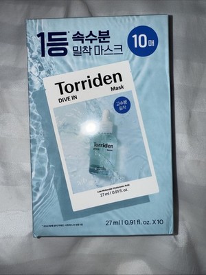Torriden DIVE-IN Hyaluronic Acid Mask Sheet 27ml Pack of 10