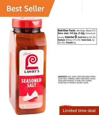 Expert Blend Seasoned Salt, 39 oz - Perfect for Every Culinary Adventure
