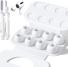 4 Pairs Replacement Ear Tips for Airpods Pro 2nd/1st Generation with Portable St