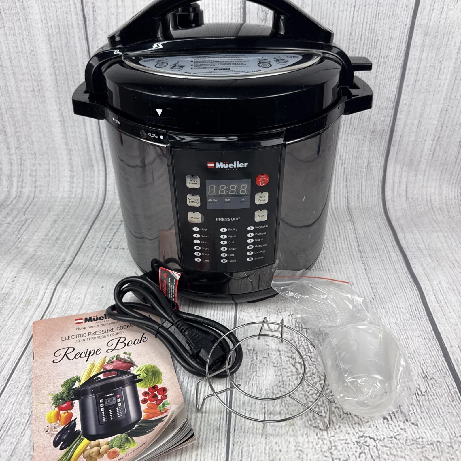 Mueller 10-in-1 Pro Series 18 Program 6Q Pressure Cooker - New