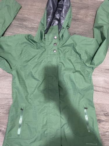 Merrell Opti-Shell Giacca antipioggia donna con cappuccio - Verde - Medium - Ottima - Foto 3 di 9
