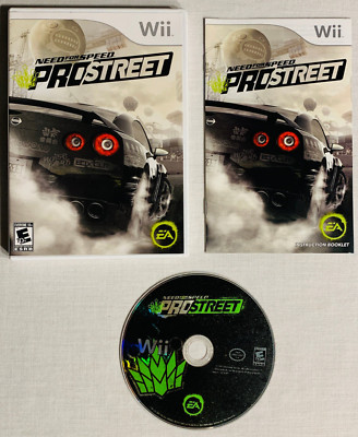 Nintendo Wii NEED FOR SPEED: Prostreet 2007 EA COMPLETE w/MANUAL! TESTED! NICE!