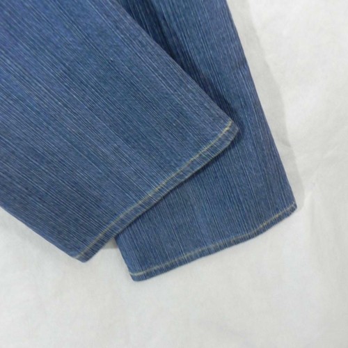 JEANSTAR womens 8 Mercury Blue Stretch Cotton Denim JEANS 5 Pocket Flare Leg c8 - Picture 7 of 9