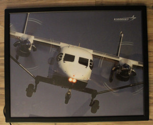 SIKORSKY M28 C-145 SKY TRUCK 30"x24" Photo in Snap Front BACKLIT LED Frame