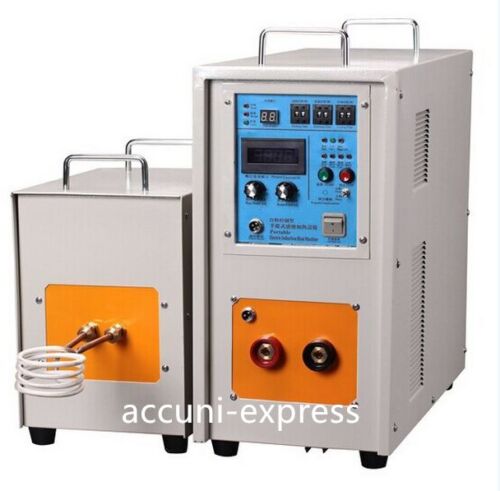 15KW 30-80KHz Dual Station High Frequency Induction Heater Furnace LH-15AB ax - 第 1/7 張圖片
