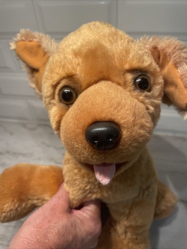 BUILD A BEAR BROWN COCKER SPANIEL PUPPY DOG 15" Brown Pink Hooded Outfit Soft - Picture 11 of 14