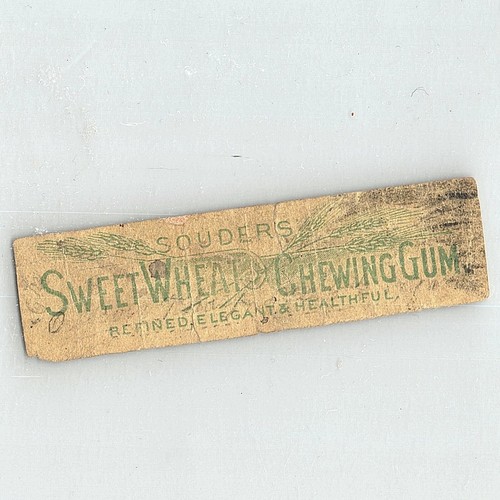 Early Souders Sweet Wheat Chewing Gum Wrapper Royal Remedy Extract Co Dayton OH - Picture 2 of 3