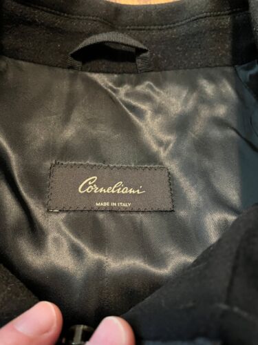 Corneliani Virgin Wool Jacket Size 54 Overcoat Coat Made In Italy $1200 Retail - Picture 5 of 5