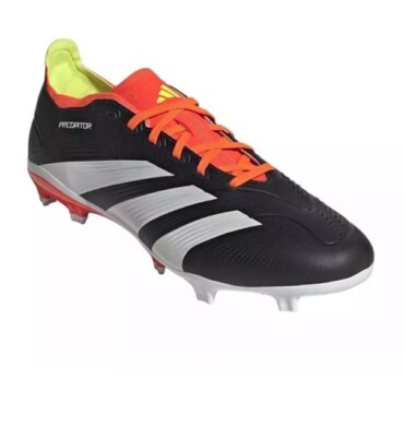 adidas Predator サッカーシューズ オレンジ・ブラック Size 6 Adidas Predator League FG Soccer Cleats Black White Orange