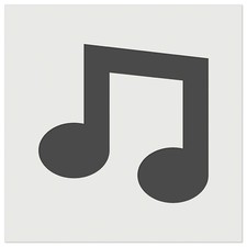 Music Eighth Notes Wall Cookie DIY Craft Reusable Stencil