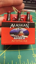 New Alaskan Amber Ale six pack Ornament - Alaska Amber Alt Style Ale Ornament
