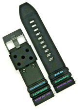 DIESEL Original Bracelet De Remplacement En Silicone DZ4547 Noir 26 Mm