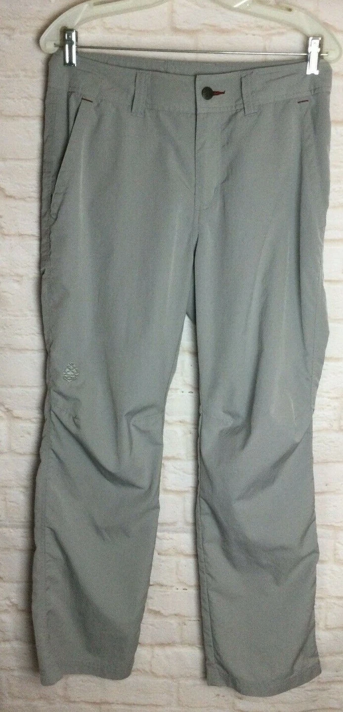 Stio Men's Summer Pants 30x29 Gray Polyester Mid Rise Regular Leg Lightweight