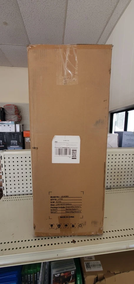 Enfriador de aire evaporativo portátil oscilante Grelife LE-AC001 con ventilador humidificador Foto 4 de 4