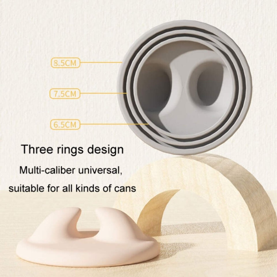 Silicone Pet Can Opener Food Spoon Dog Cats Can Sealing Lid + Spoon