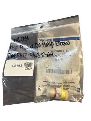 #ad Ford OEM High Pressure Oil Pump Elbow P N: F81Z 9N332 AA $16.56