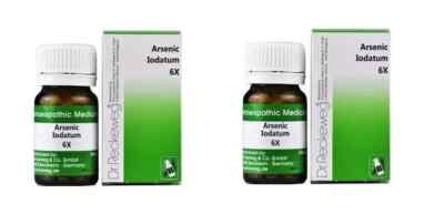 2Pcs Dr.Reckeweg Germany Homeopathy Arsenc Iodatum 6X (20gm Tablets)