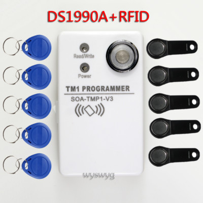 Upgrade SOA TMP1 V3 TM DS1990A iButton EM4100 Copier Duplicator +5RW1990 +5RWEM