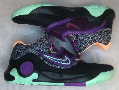 Nike KD Trey 5 X Basketball Shoes Black/Vivid Purple Men's Size 17
