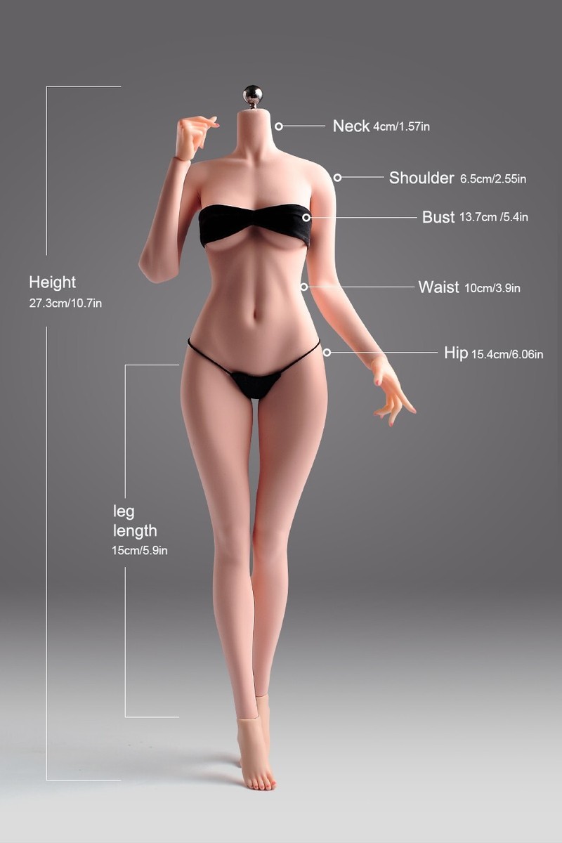 ZZYM505B Yi Rou 1/6 Woman Big Bust Pale Flexible Seamless Figure