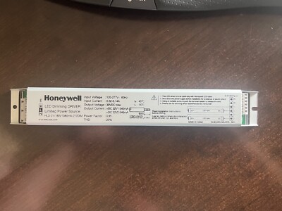 Honeywell LED Dimming Driver Limited Power Source HLD-2x18W/1080mA-277DIM
